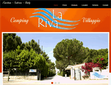 Tablet Screenshot of campinglariva.it