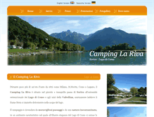 Tablet Screenshot of campinglariva.com